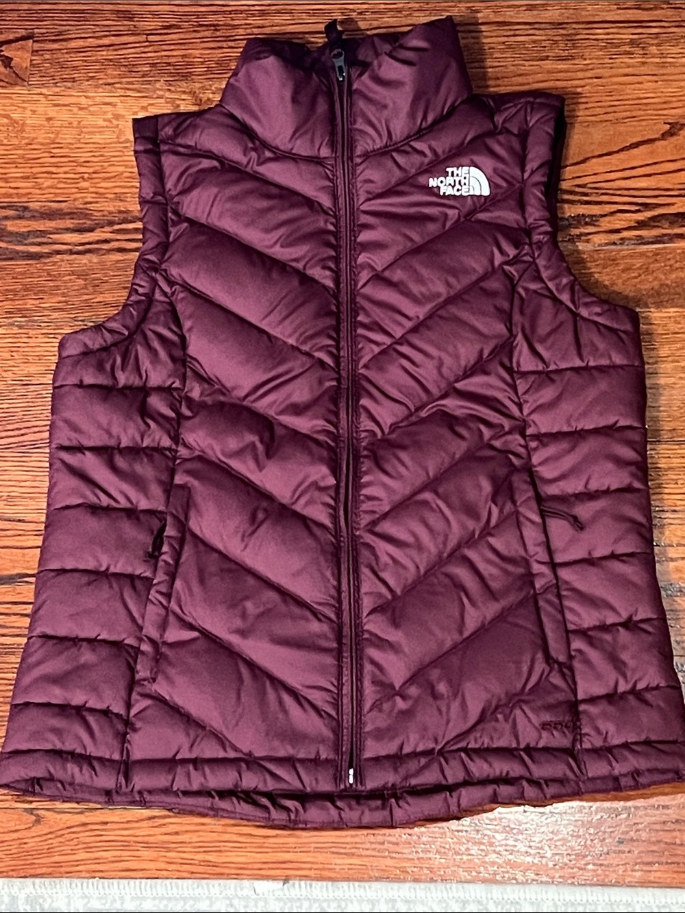 The North Face Women’s Maroon Quilted Puffer Vest small size